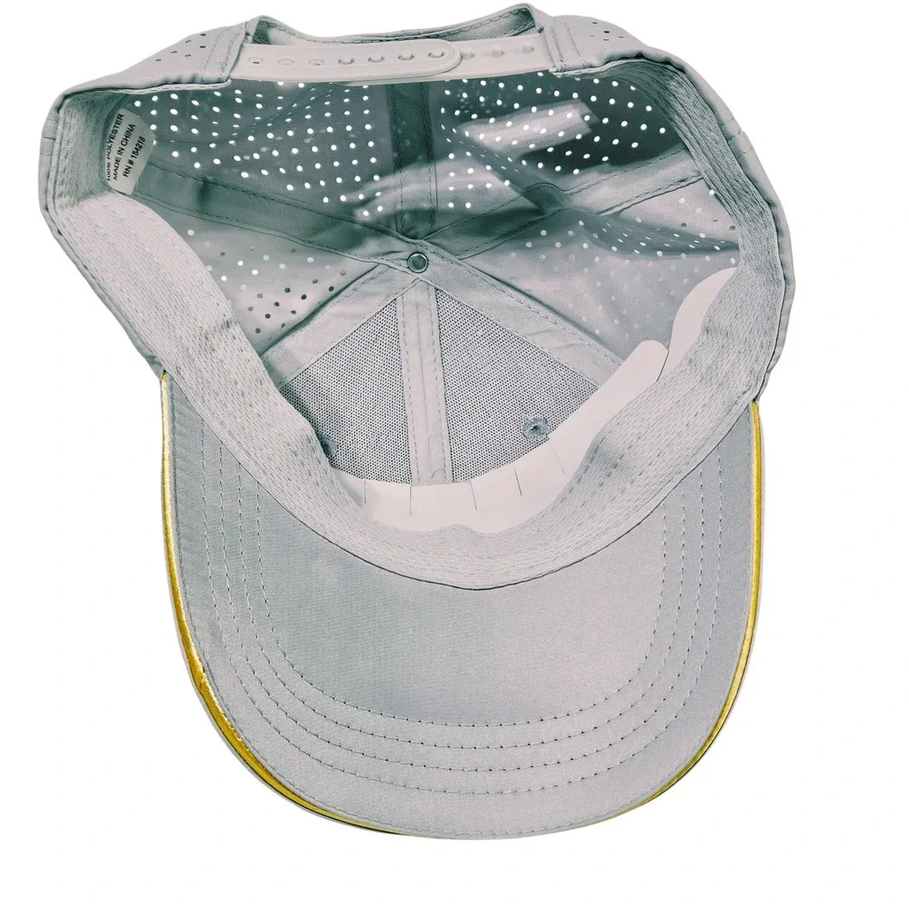 Modelo Gray La Cerveza Del Futbol Perforated Snapback Hat OSFM Soccer Beer Cap